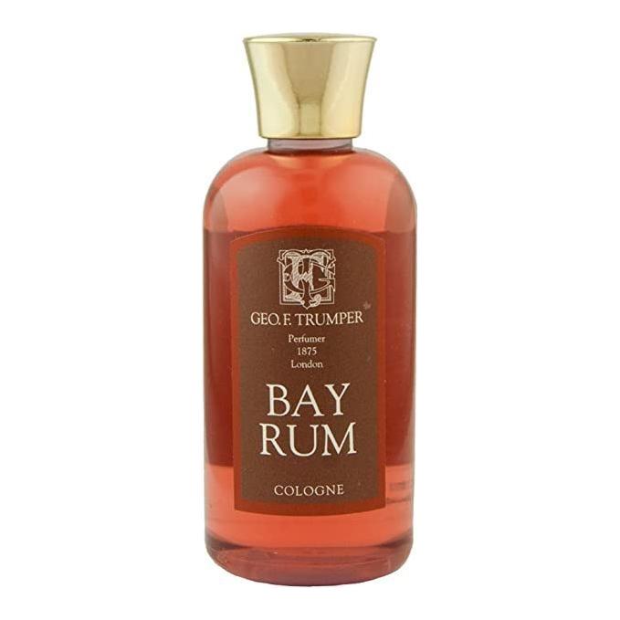 Geo. F. Trumper Geo. F. Trumper Bay Rum Cologne Refill Bottle Plastic Travel 100ml Cologne Saddle Brown