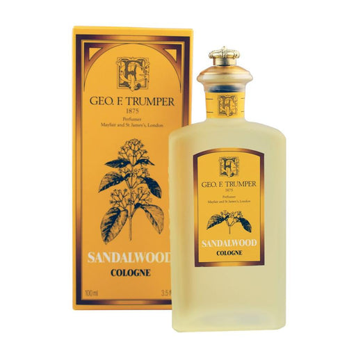 Geo. F. Trumper Geo. F. Trumper Sandalwood Cologne In A Glass Bottle 100ml Cologne Sandy Brown