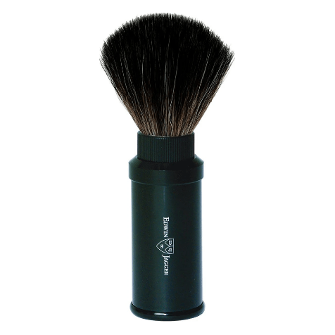 Edwin Jagger Edwin Jagger Synthetic Travel Shaving Brush Black 21M536 Shaving Brush Black