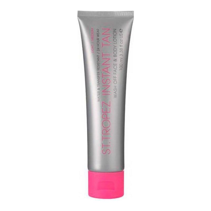 St. Tropez St. Tropez Instant Tan Face And Body Lotion Light/Medium 3.4 Oz Tanning Lotion Dark Gray