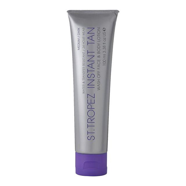 St. Tropez St. Tropez Instant Tan Wash Off Face & Body Lotion 3.38 Oz Self Tanner Light Slate Gray