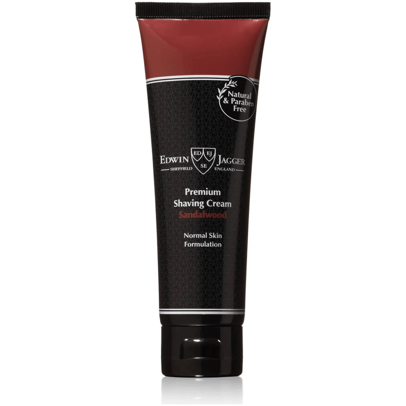 Edwin Jagger Edwin Jagger Sandalwood Premium Shaving Cream Tube 2.5 Oz Shaving Cream Black