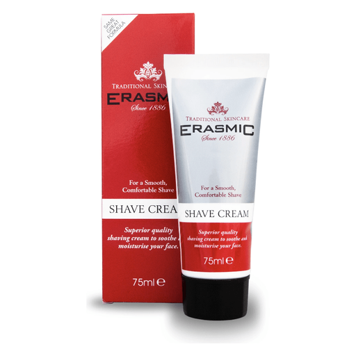 Erasmic Erasmic Chamomile & Glycerin Shaving Cream 75ml Shaving Cream Brown