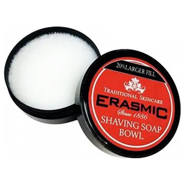 Erasmic Erasmic Shaving Soap Bowl 90g Shaving Soap Antique White