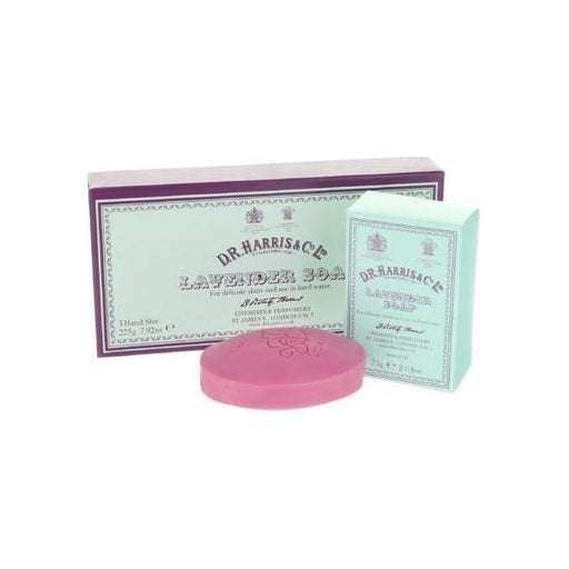 D.R. Harris & Co D. R. Harris & Co Lavender Box of 3  Hand 75g Hand Soap Light Gray
