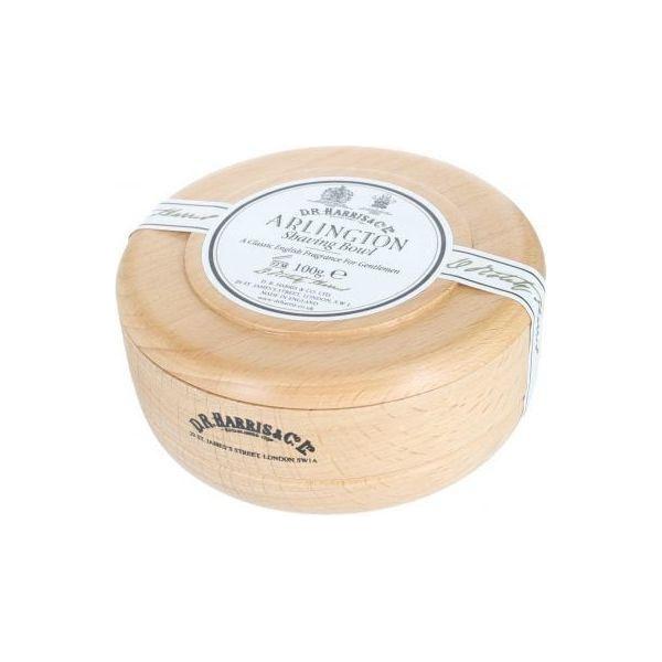 D.R. Harris & Co D. R. Harris & Co Arlington Beech Shaving Bowl 100g Shaving Bowl Light Gray