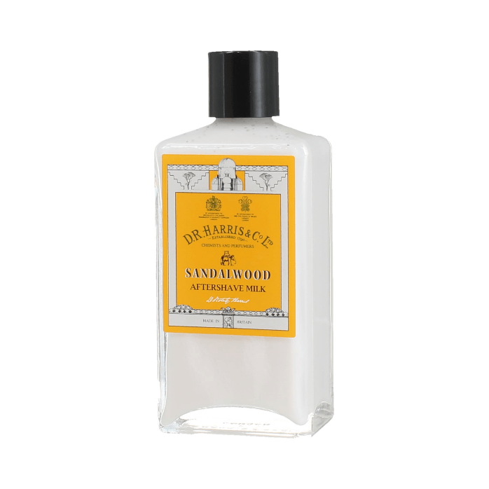 D.R. Harris & Co D. R. Harris & Co Sandalwood Aftershave Milk Aftershave Milk Light Gray Glass Bottle / 150ml