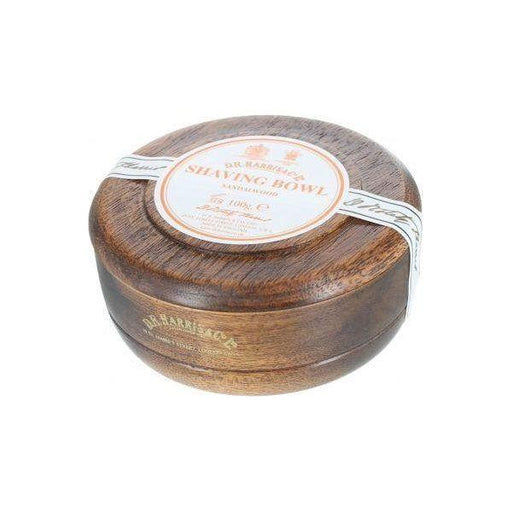 D.R. Harris & Co D. R. Harris & Co Sandalwood Shaving Soap in Mahogany Bowl 100g Shaving Soap Dim Gray