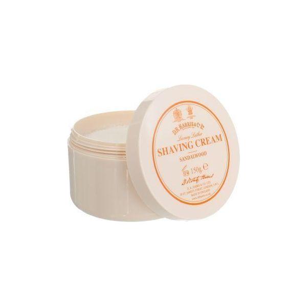 D.R. Harris & Co D. R. Harris & Co Sandalwood Shaving Cream Bowl 150g Shaving Cream Light Gray