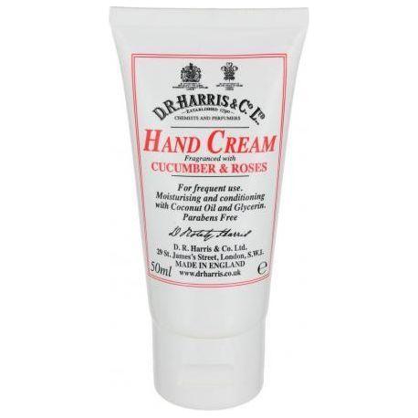 D.R. Harris & Co D. R. Harris & Co Cucumber and Roses Hand Cream 50ml Hand Cream Light Gray