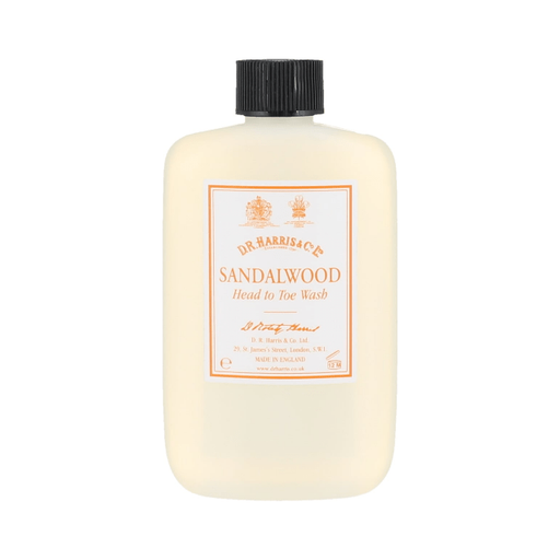 D.R. Harris & Co D. R. Harris & Co Sandalwood Head-to-Wash 100ml Body Wash Antique White