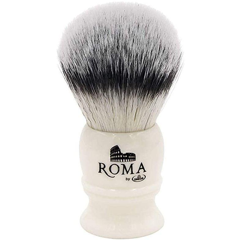 Omega Omega Roma Synthetic Shaving Brush - Colosseo Shaving Brush Light Gray
