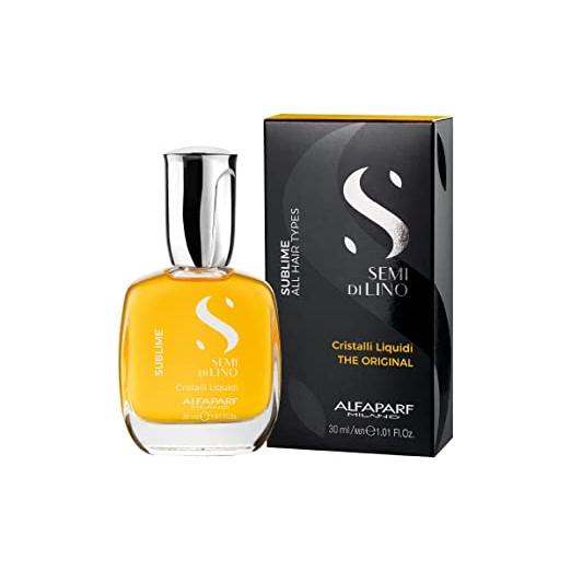 Alfaparf AlfaParf Semi Di Lino Sublime Cristalli Liquidi Smoothing Hair 1.01 oz Hair Smoothing Product Dark Slate Gray