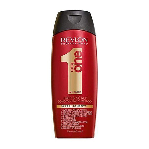 Revlon Revlon Uniq One All In One Hair & Scalp Conditioning Shampoo 300 ml Hair & Scalp Conditioning Shampoo Brown