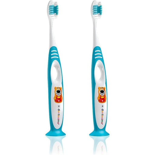 Dentissimo Dentissimo Toothbrush Kids 2-6 soft Kids Toothbrush Light Sea Green