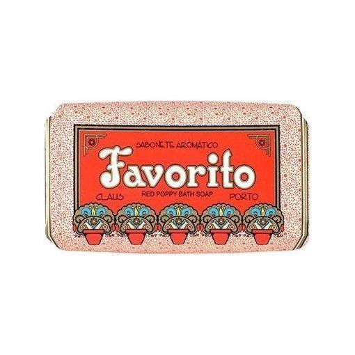 Claus Porto Claus Porto Favorito Red Poppy Soap 5.3 oz Bar Soap Gray