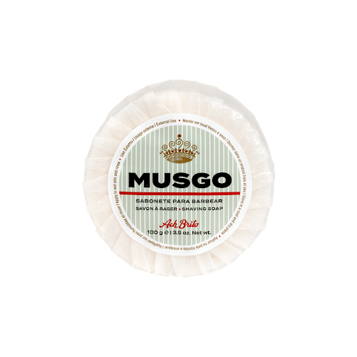 Ach. Brito Musgo Sabonete de Barbear 100g Shaving Soap Light Gray