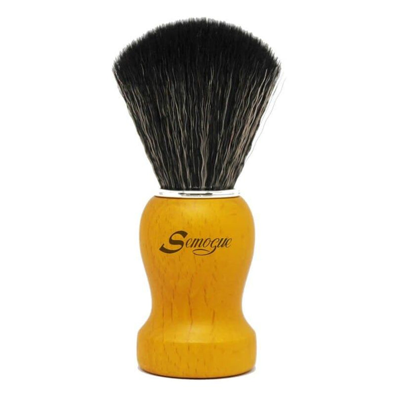 Semogue Semogue Pharos-c3 Synthetic Shaving Brush Yellow Handle Shaving Brush Black