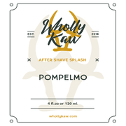 WhollyKaw Wholly Kaw Pompelmo Shaving Collection Shaving Set Dark Olive Green Aftershave Splash 4 oz