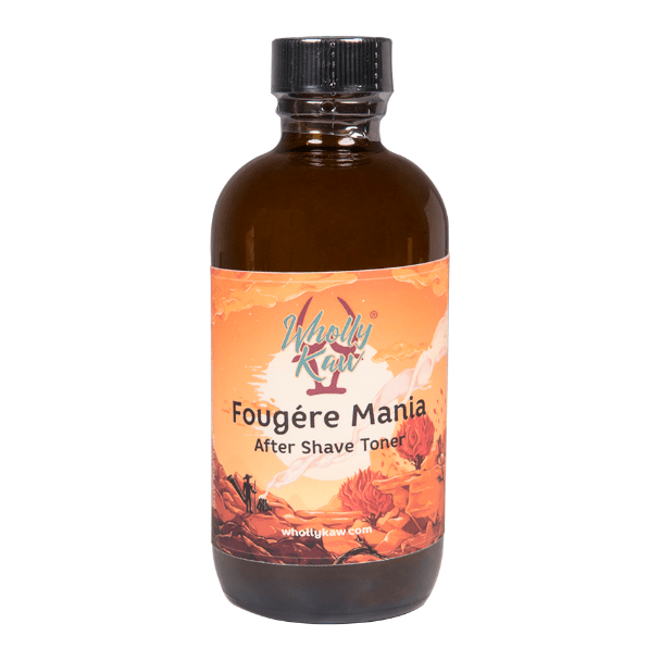 WhollyKaw Wholly Kaw Fougere Mania Shaving Collection Shaving Set Dark Slate Gray Aftershave Toner 4 oz