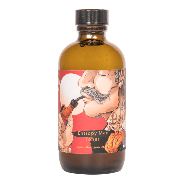WhollyKaw Wholly Kaw Entropy Man Shaving Collection Shaving Set Chocolate After Shave Toner 4 oz