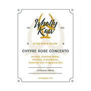 WhollyKaw Wholly Kaw Chypre Rose Concerto Shaving Collection Shaving Set Dark Slate Gray After Shave Splash 4 oz / N/A