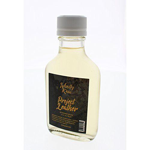 WhollyKaw Wholly Kaw Project Leather Shaving Collection Shaving Set White Smoke Aftershave Splash 4 oz