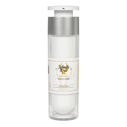 WhollyKaw Wholly Kaw Pasha's Pride Shaving Collection Shaving Set Light Gray Aftershave Balm 1.76 oz
