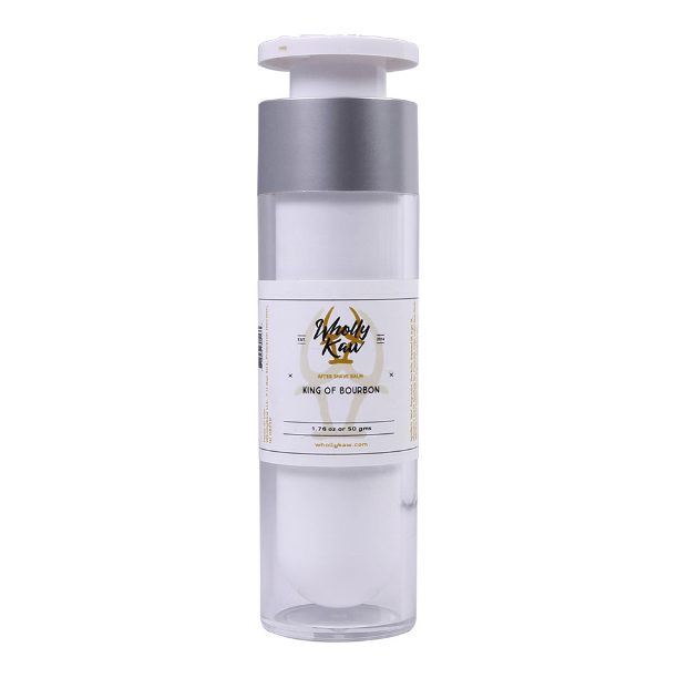 WhollyKaw Wholly Kaw King of Bourbon Shaving Collection Shaving Set Light Gray Aftershave Balm 1.76 oz