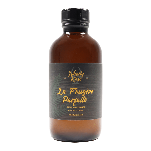 WhollyKaw Wholly Kaw La Fougere Parfaite Shaving Collection Shaving Set Dark Slate Gray Aftershave Toner 4 oz