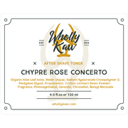 WhollyKaw Wholly Kaw Chypre Rose Concerto Shaving Collection Shaving Set Beige After Shave Toner 4 oz / N/A