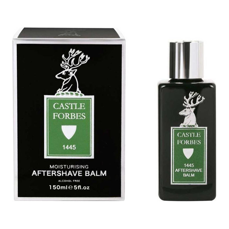 Castle Forbes Castle Forbes 1445 Collection Shaving Set Light Gray Aftershave Balm (Alcohol Free) 150ml