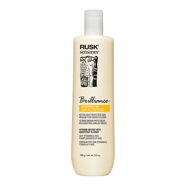 Rusk Rusk Sensories Brilliance Grapefruit & Honey Color Protecting Leave-In Cream Conditioner 13.5oz Leave-In Cream Conditioner Light Gray