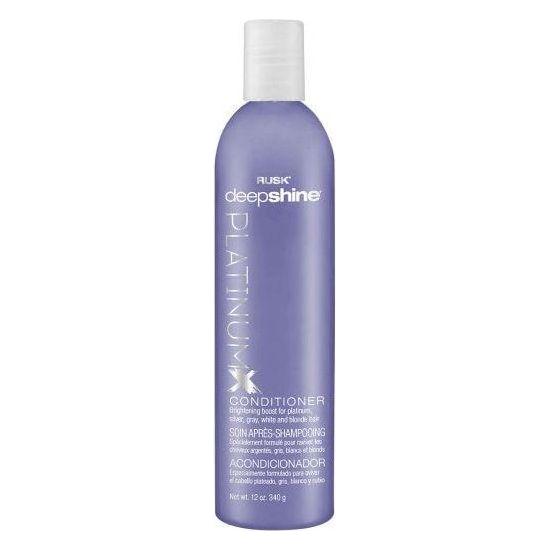 Rusk Rusk Deepshine PlatinumX Conditioner 12oz Hair Conditioner Light Slate Gray