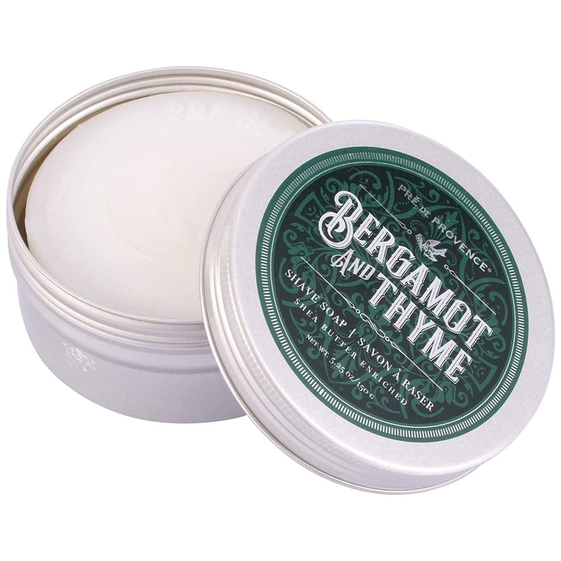 Pre De Provence Pre De Provence Bergamot & Thyme Shave Soap In Tin 150G Shave Soap Dark Slate Gray