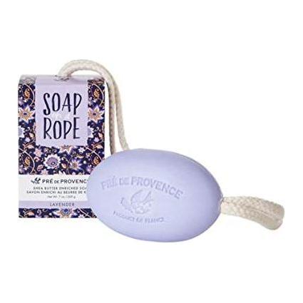 Pre De Provence Pre De Provence Soap On A Rope Lavender 200g Soap Light Gray