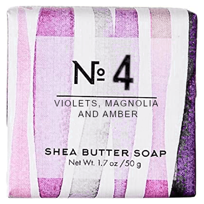 Via Mercato Via Mercato Nro. 4 Shea Butter Soap (Violets, Magnolia & Amber) 1.7oz Shea Butter Soap Lavender