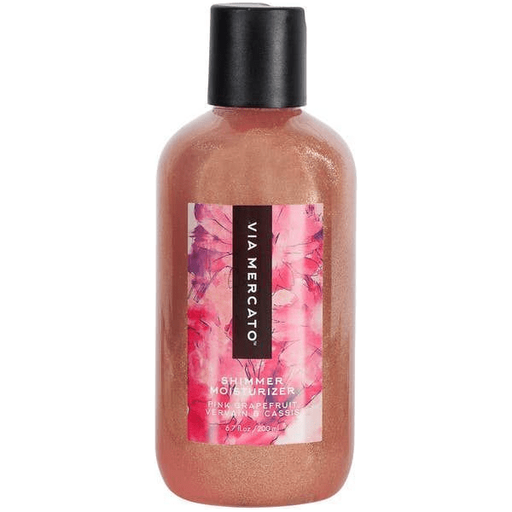 Via Mercato Via Mercato Shimmer Moisturizer Pink Grapefruit, Vervain & Cassis 6.7oz Moisturizer Rosy Brown