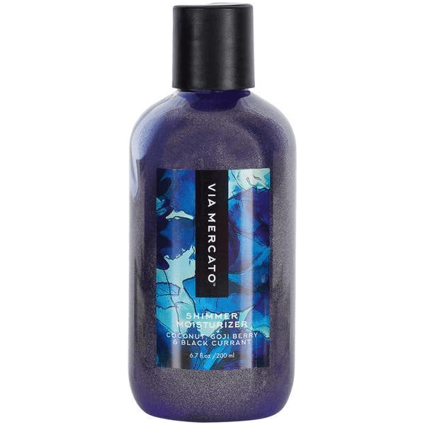 Via Mercato Via Mercato Shimmer Moisturizer Coconut, Goji Berry & Black Currant 6.7oz Moisturizer Dark Slate Gray