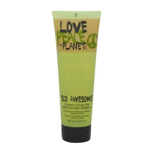 TIGI Tigi Love Peace And The Planet Eco Awesome Shampoo Cranberry Orange Mint 8.45 oz Shampoo Dark Khaki