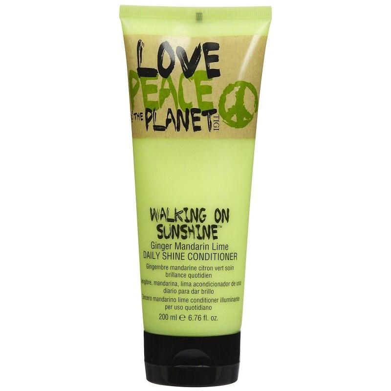 TIGI Tigi Love Peace & The Planet Walking On Sunshine Daily Shine Conditioner 6.76 Oz Hair Conditioner Dark Khaki