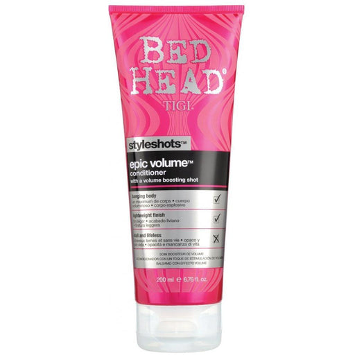 TIGI Tigi Bed Head Styleshots Epic Volume Conditioner 200ml Hair Conditioner Pale Violet Red