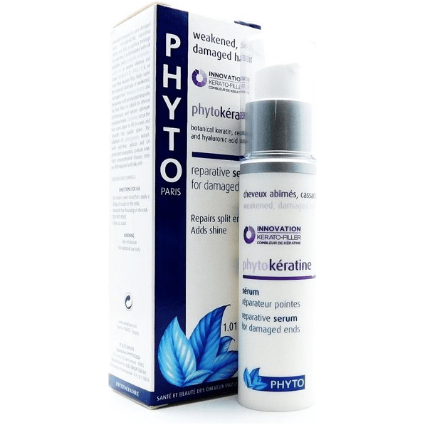 Phyto Phyto Phytokeratine Reparative Serum 1.01 oz Hair Serum Midnight Blue