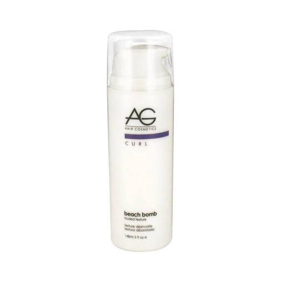AG Hair Cosmetics AG Hair Curl Beach Bomb Tousled Texture 5 oz Hair Styling Product White Smoke