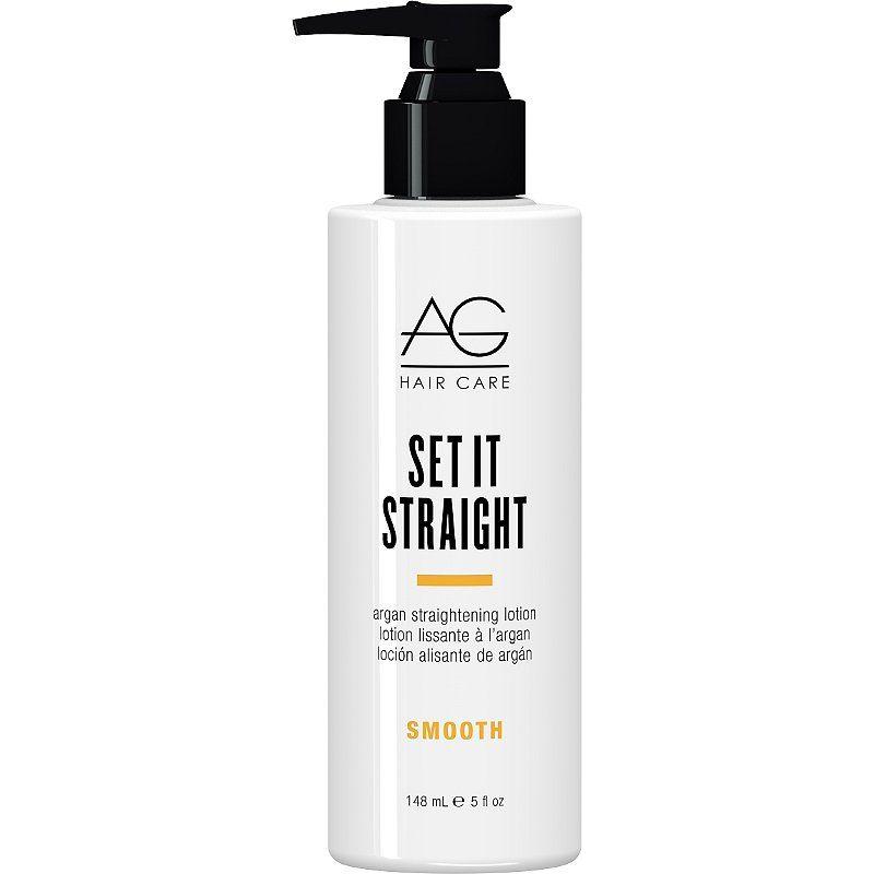 AG Hair Cosmetics AG Hair Cosmetics Smooth Set it Straight Argan Straightening Lotion 5 oz Hair Straightening Lotion Lavender
