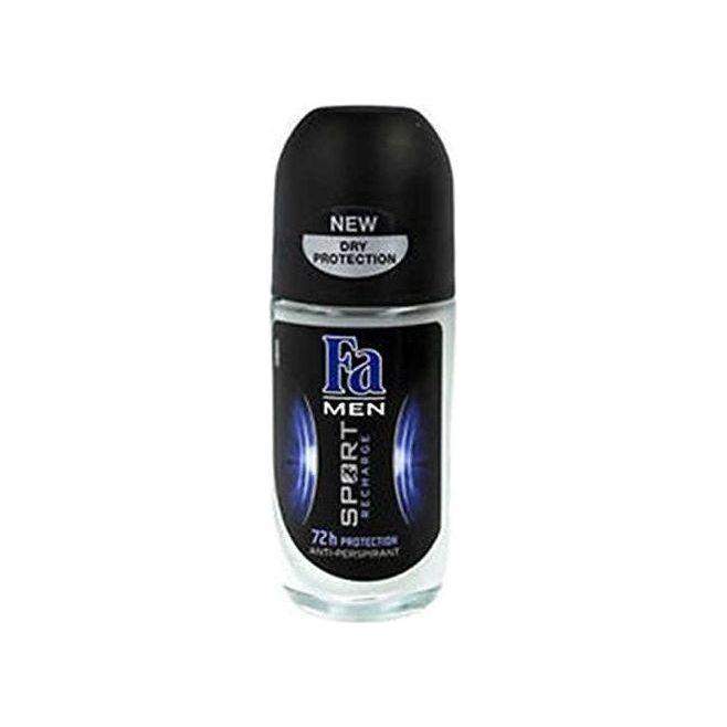 Fa Fa Men Sport Recharge Dezodorant Roll-On 50Ml Personal Care Light Gray