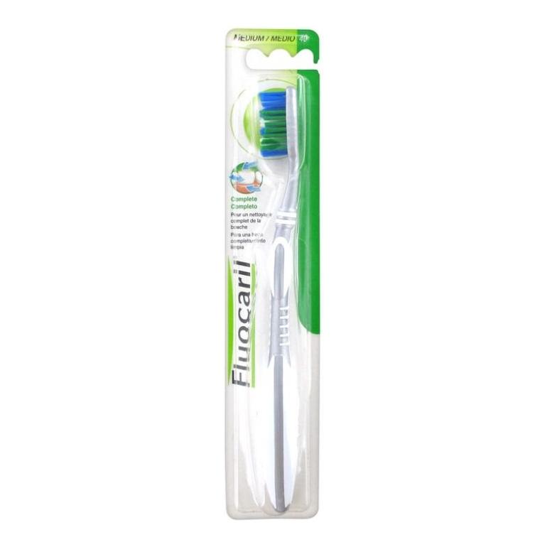 Fluocaril Fluocaril Complete Toothbrush Medium Oral Care Light Gray