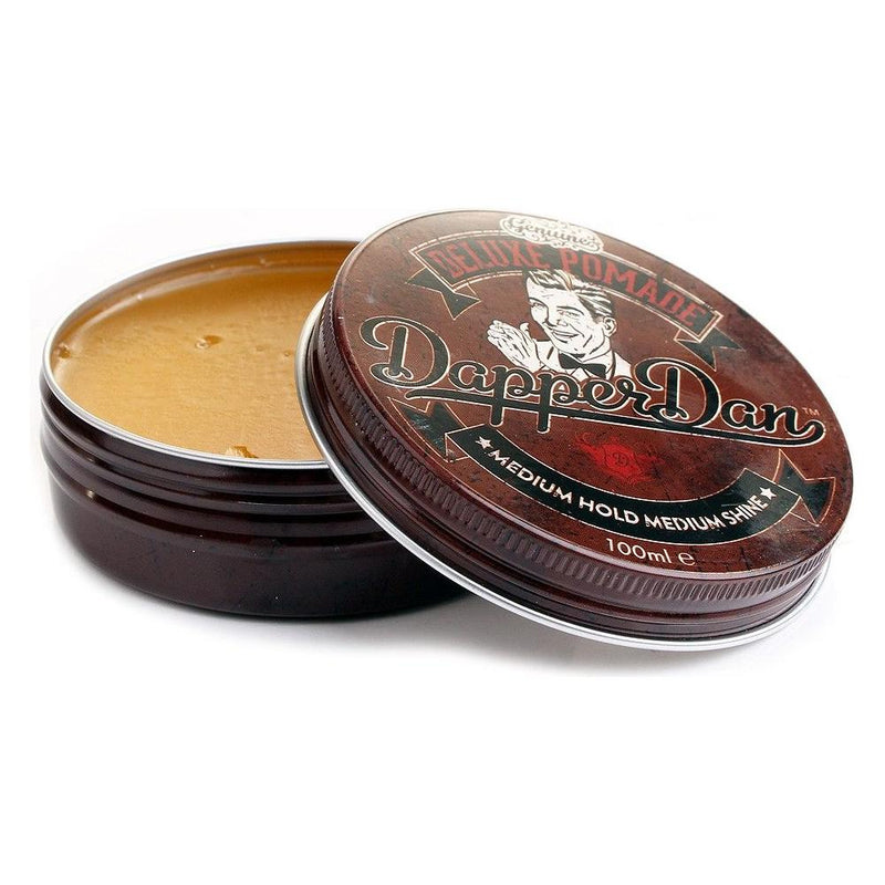 Dapper Dan Dapper Dan Deluxe Pomade Medium Hold Shine 3.4oz Hair Styling Pomade Dark Slate Gray
