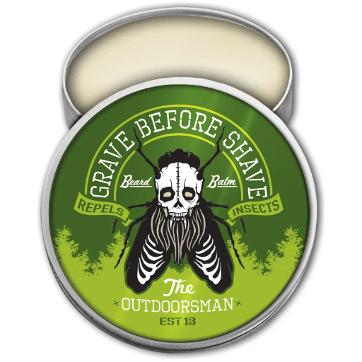 Grave Before Shave Grave Before Shave The Outdoorsman Beard Balm 2 oz Beard Balm Dark Olive Green