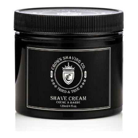 Crown Shaving Co. Crown Shaving Co. Shave Cream 4 oz Shaving Cream Light Gray